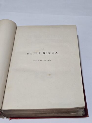 The Holy Bible Gustave Dore Illustrated 2 Volumes Italian 1897/1906 Milano READ - Picture 10 of 22