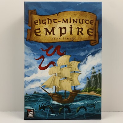 Eight Minute Empire Red Raven Board Game Complete