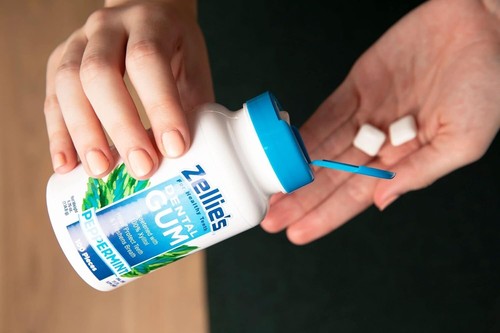 Zellie’s 100% Xylitol Peppermint Chewing Gum – Sugar-Free, Dental Health Boost! - Picture 5 of 14