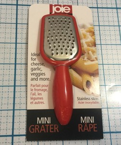 Nwt 5 Red Joie Mini Grater Cheese Garlic Veggies Kitchen