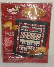 JoAnns Quilt Blocks Holiday Tidings May  2000 Step 5
