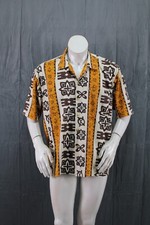Retro Surf Shirt - Billabong Tribal Hawaiian Shirt - Men's Large