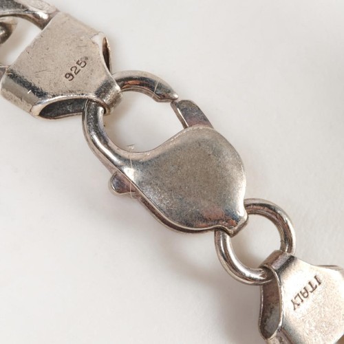 Vintage Italien 925 Sterlingsilber Glieder ID Namensschild Armband "Robin" 25 Gramm - Bild 4 von 4