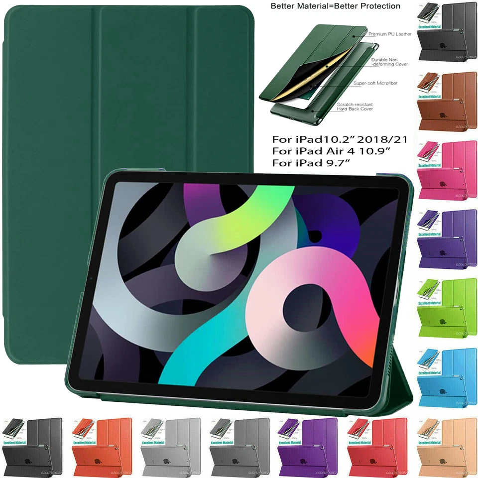 For iPad 11th/10th/9th/8th Generation Smart Case 10.2/10.9/9.7 Pro 11 Mini Air - Image 4 of 4