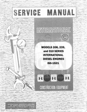 International 500 3820 3964 3966 3980 3984 A B Pay Hoe Engine Service Manual IH