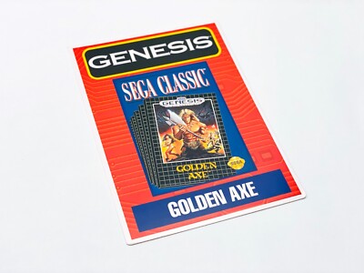 Golden Axe (SEGA Classic) (Genesis) VIDPro Card [5x7 CARD ONLY] *AUTHENTIC