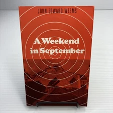 Galveston Texas Hurricane A Weekend in September John Edward Weems Signed! 1988