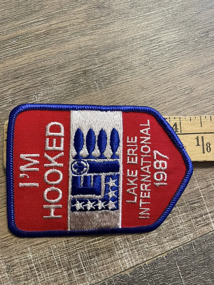Vintage I’m Hooked Lake Erie International 1987 Patch - Image 3 of 4
