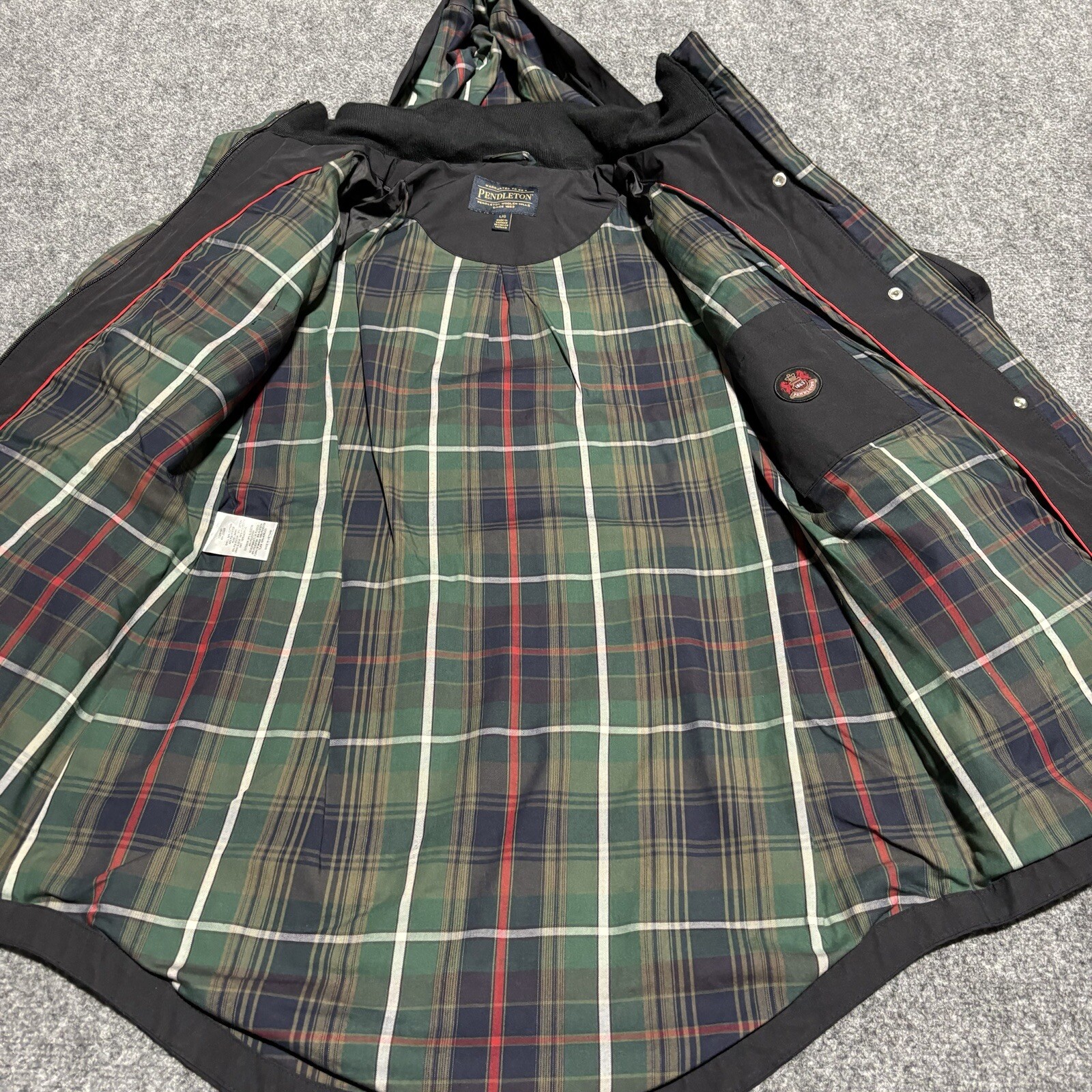 Pendleton Jacket Women's Large Blue Full Zip Long… - image 6