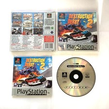 ebay® Auktion 205748356292 | Destruction Derby 2 Sony PlayStation 1: Platinum Label PS1 PSX PAL CIB Complete Thumbnail of ebay® auction 205748356292 | Destruction Derby 2 Sony PlayStation 1: Platinum Label PS1 PSX PAL CIB Complete