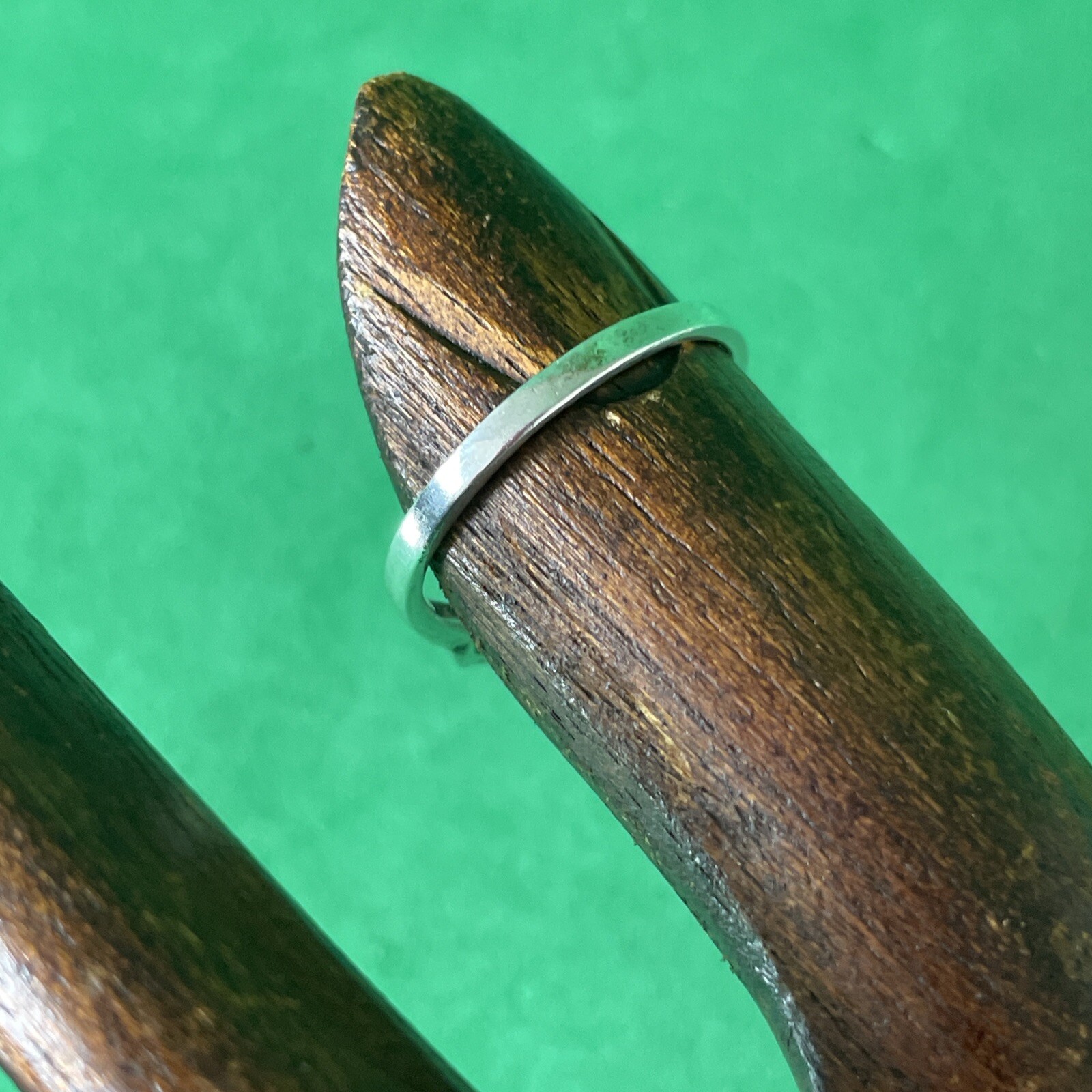 Ladies Sterling Silver Wave Pattern Ring, Size P,… - image 3