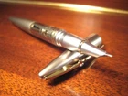 Unusual Embossed Metallic Slim Body Fountain Pen L755