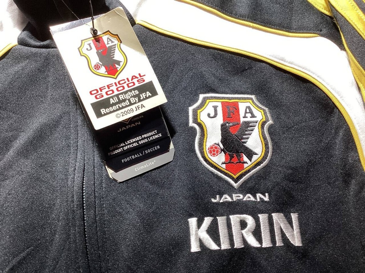 adidas 日本代表 ジャージ Mサイズ KIRIN JAPAN 2009 2010 FOOTBALL SOCCER TRACK TOP JACKET ADIDAS Sz M