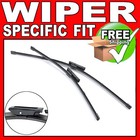 24"/16" Front Aero VU Specific Fit Flat Wiper Blades Windscreen Window Jointless