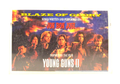 Jon Bon Jovi Blaze of Glory Young Guns II Cassette Tape 1990 Mercury Records
