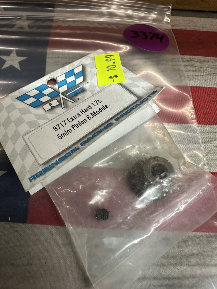 ROBINSON RACING 8717 EXTRA HART Pinion Gear: 17T / 5mm / 8.Module