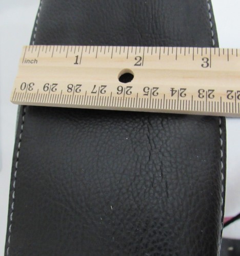 Bolso de mano Liz Claiborne de cuero sintético Y2K negro vintage - Imagen 9 de 10