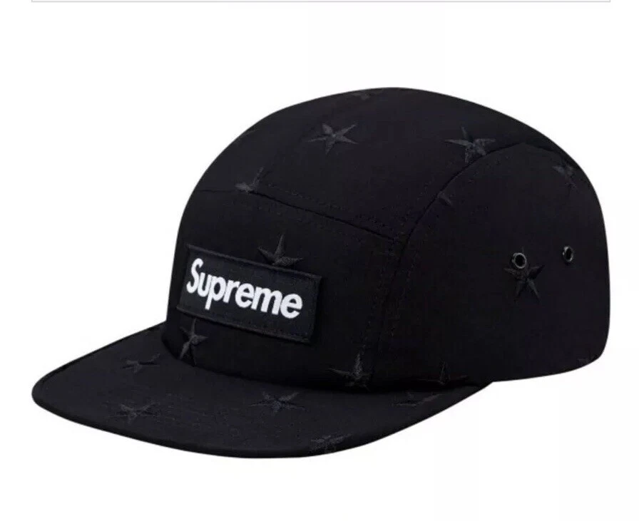 Casquette de camp Supreme Stars 5 panneaux bleu marine FW13 neuve sans étiquette