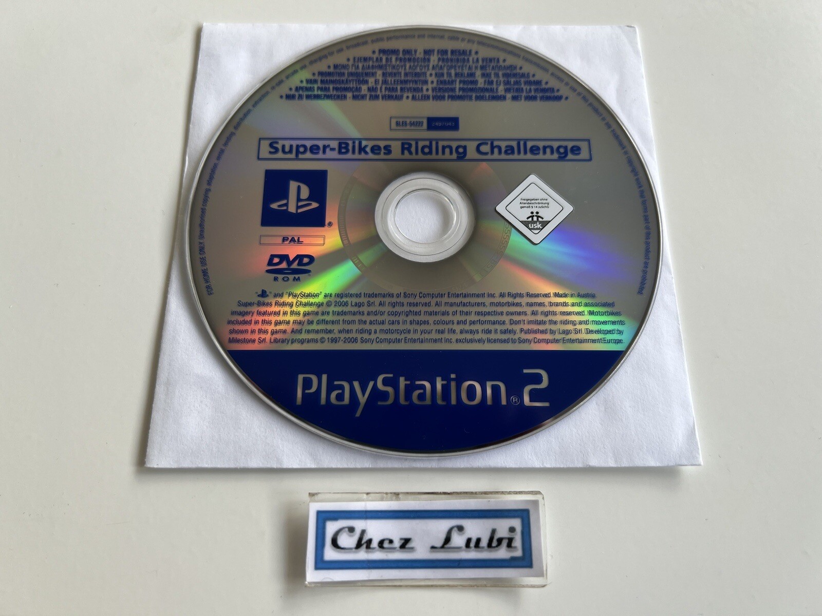 Super-Bikes Riding Challenge - Promo Press - Sony PlayStation PS2 - PAL EUR