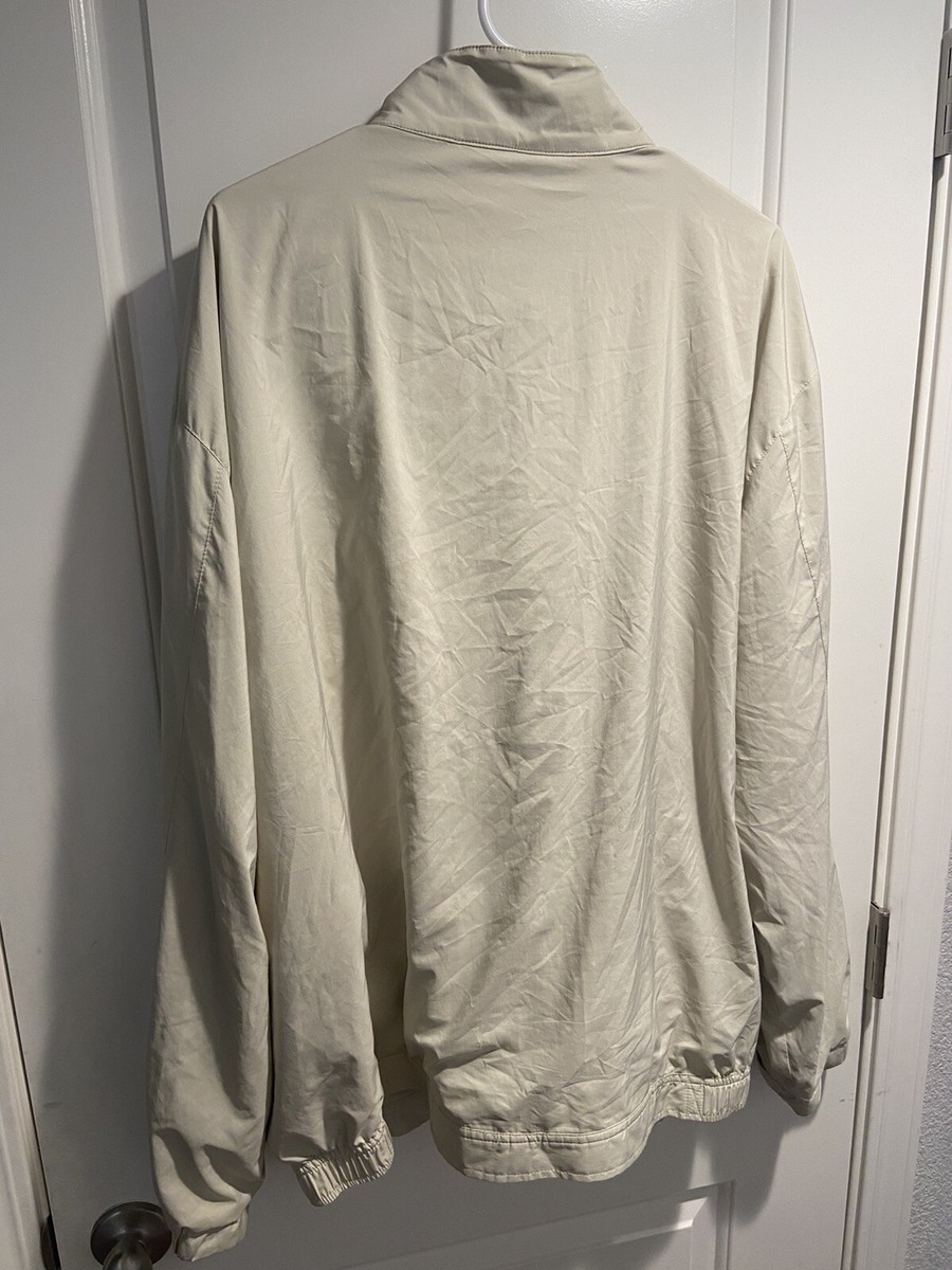 POLO GOLF Ralph Lauren ジャケット Mサイズ VINTAGE Ralph Lauren Polo Golf Mens Tan Khaki 1/4 Zip Pullover