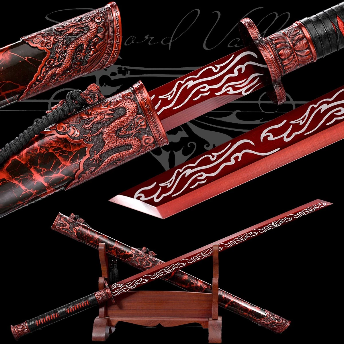 红色半收藏日本刀剑、军刀| eBay