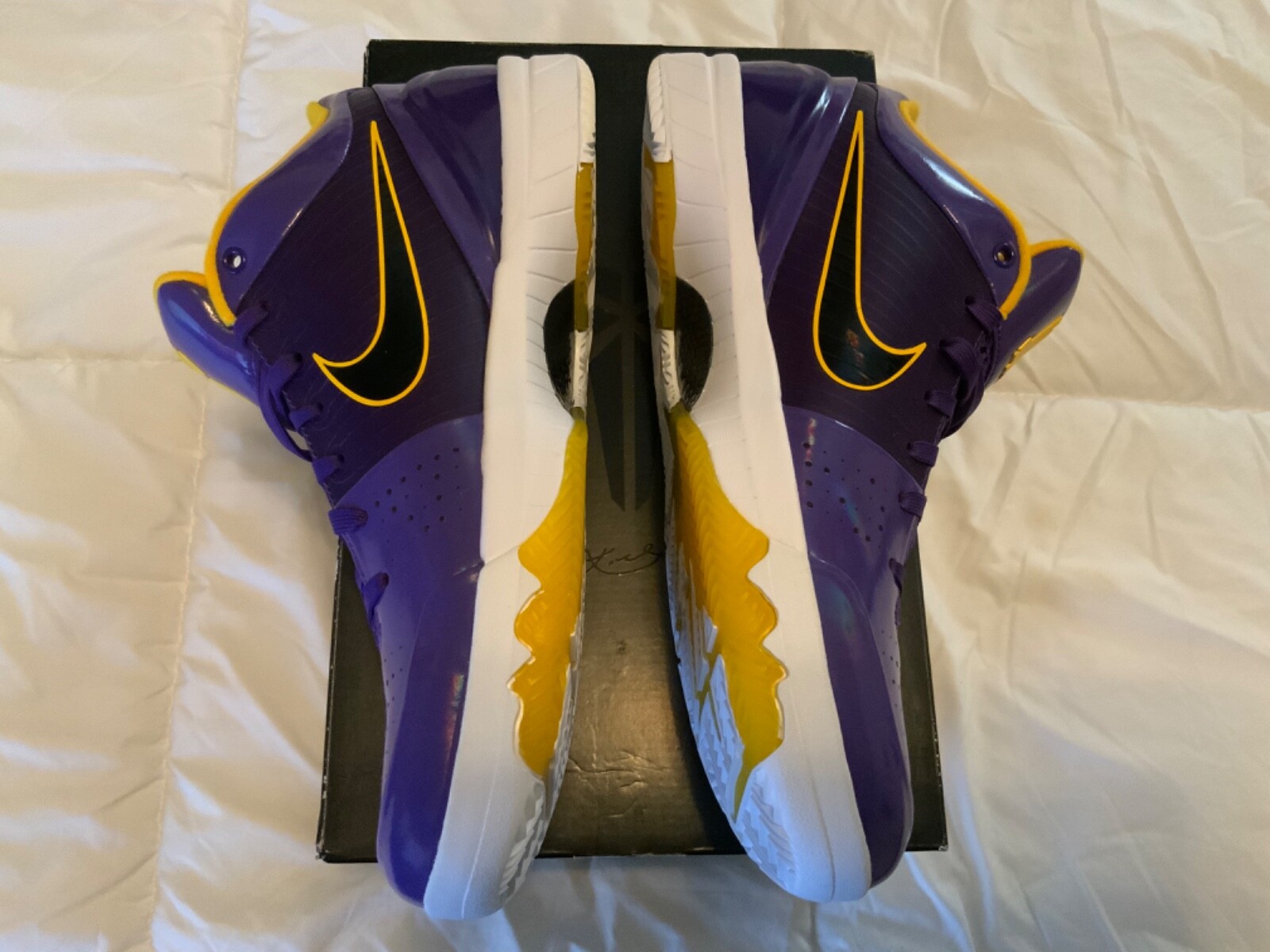 Undefeated Nike Kobe 4 Protro Lakers Kyle Kuzma CQ3869-500