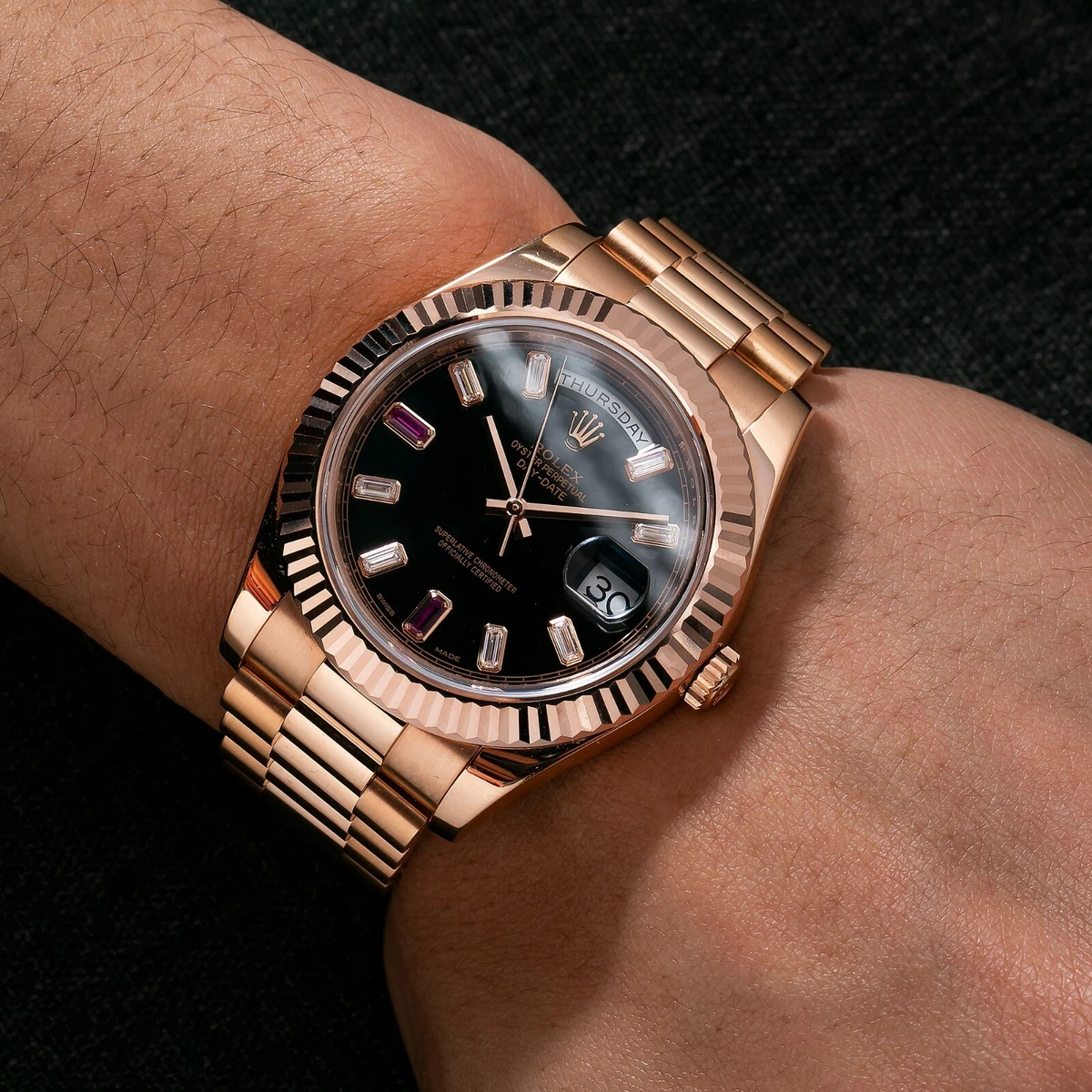 Rolex Day-Date 41 Rose Gold Watch 218235