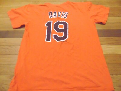 MAJESTIC MLB BALTIMORE ORIOLES CHRIS DAVIS JERSEY T-SHIRT SIZE