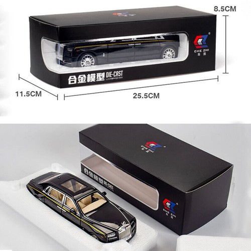 1:24 Rolls-Royce Phantom Diecast Model Car Scale Toy Car Kid's Toy Collection - Picture 12 of 16