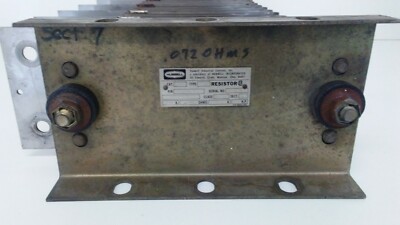 ☆h7☆ GUARANTEED! HUBBELL 350A .072Ω PLATE RESISTOR TYPE HHC CAT