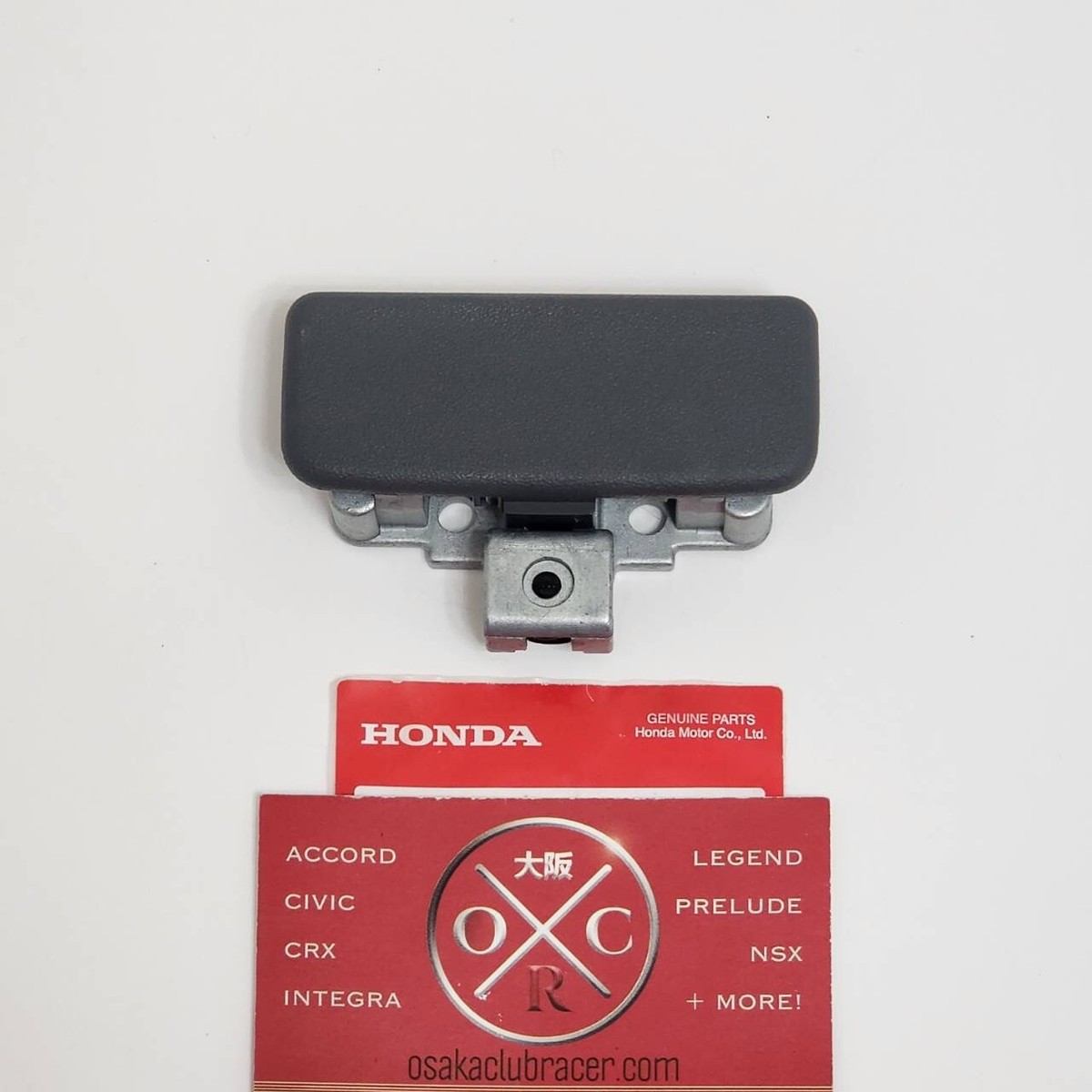 Genuine OEM 92-93 Honda Civic Glovebox Open Handle Latch Lock Gray
