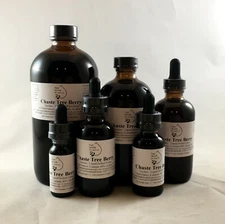 Chaste Tree Berry Tincture, Extract, Vitex Agnus Castus, Chastetree Berries