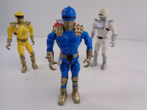 1991 Lanard Toys Atomic Power Ranger Warriors 6" Scale Set 4 Figuren Konvolut - Bild 16 von 20