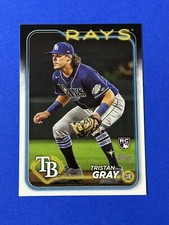 2024 Topps Series 2 Tristan Gray Rookie #483 Tampa Bay Rays RC (K)