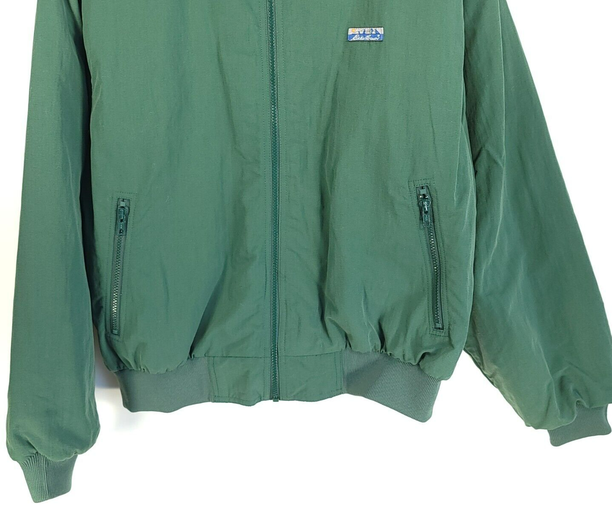 Vintage Eddie Bauer Zip Front Jacket Coat Men's XL Fleece Lined