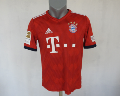 Bayern Munchen 2018 Home Jersey #10 Robben Adidas Red Shirt Size