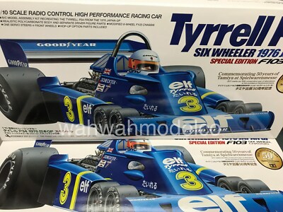 Kit Modèle Réduit Tamiya Tyrrell P34 F1 6 Roues – GP Du Japon 1976 – Échelle 1/20 Avec Pièces Photodécoupées