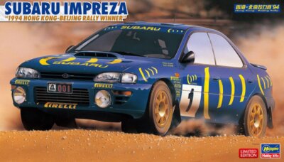 Hasegawa 20589 1/24 Model Kit Subaru Impreza GC8 1994 HK-Beijing Rally P.Bourne
