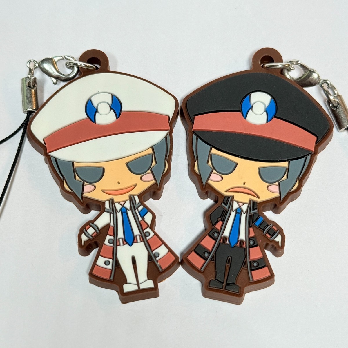 Ingo & Emmet Pokemon Black White keychain charm - Pokemon Mate