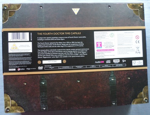 Doctor Who The Fourth Doctor Time Capsule Ltd Ed 1927/5000 Complete Unused - Picture 7 of 9