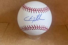 CHRIS TILLMAN ORIOLES  SIGNED AUTO M.L. BASEBALL BECKETT AUTH