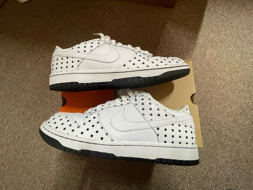 ★NIKE×フラグメントコラボ Polka Dot ポルカドット 314885-111 Size 9 - Nike Dunk Low Fragment PRB Polka Dot - 314886-111