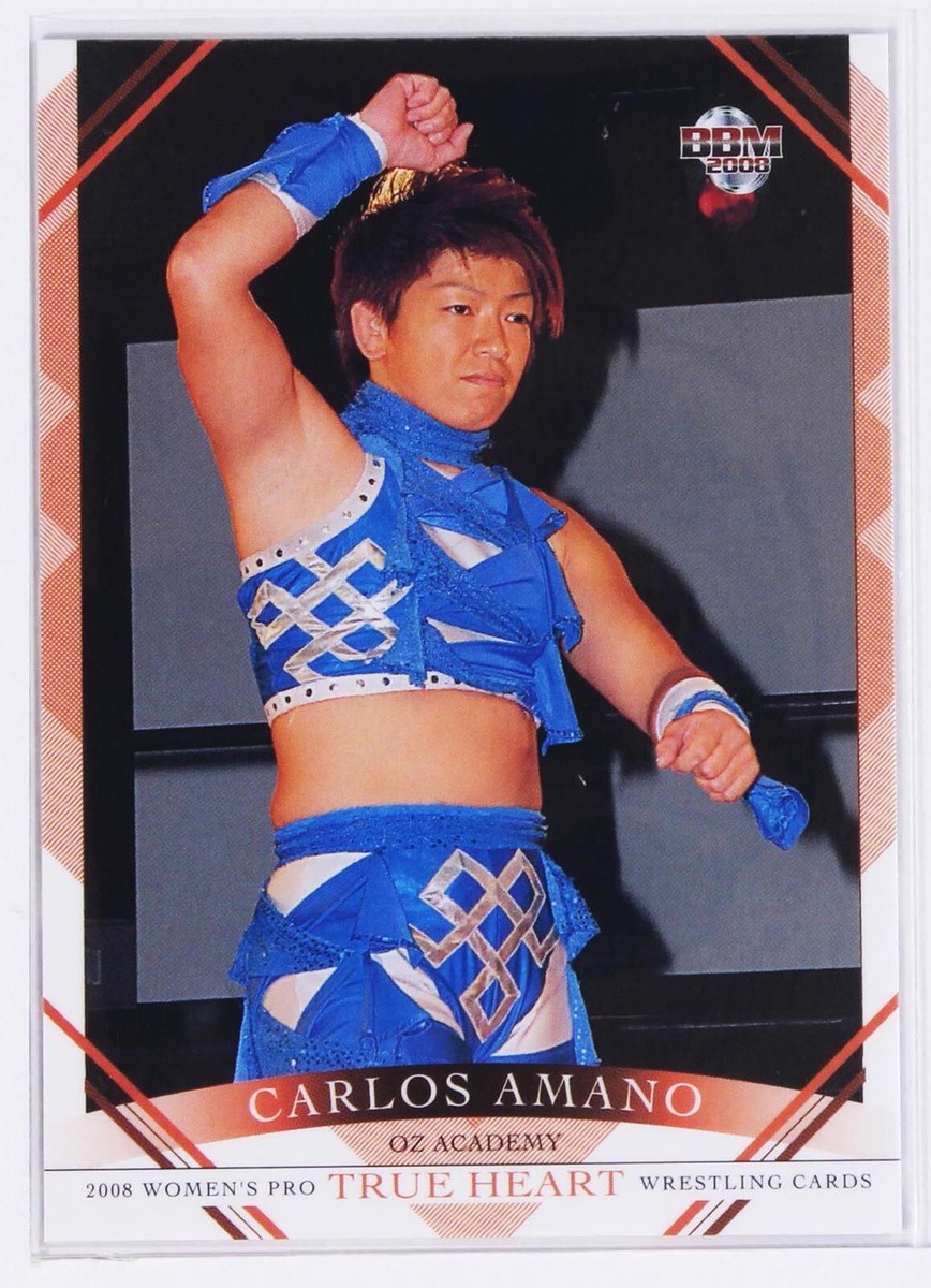CARLOS AMANO - 2008 BBM Women's Pro-Wrestling Trading Card | eBay