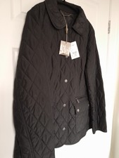 New/tagged Ladies Designer Jacket By Planet, Quilted, Black, Size 10