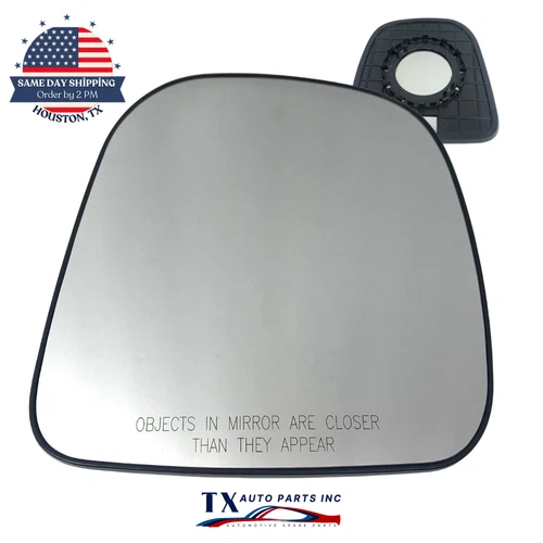 Passenger Side Mirror Glass for 1996-2002 CHEVROLET EXPRESS  / P30 & GMC SAVANA