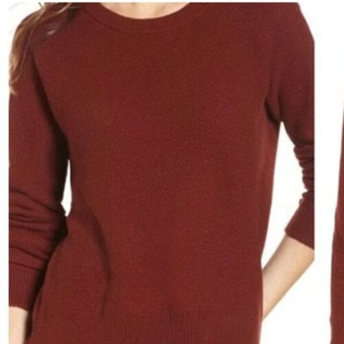 Madewell Red Province Cross-Back Pullover Sweater… - image 1