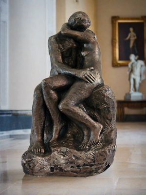 置物 THE KISS Rodin's The Kiss - Nude Sculpture - 1961 Austin Productions