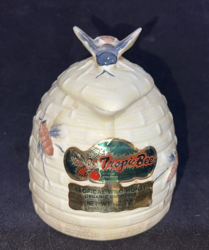 Tropic Bee Ceramic Honey Pot - Bild 2 von 5
