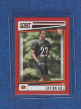 2022 Panini Score Football RED Rookie Card # 366 Daxton Hill