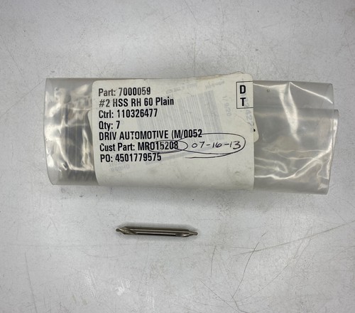 SEVEN (7) KEO Combined Drill & Countersink #2 HSS RH 60° Plain 5/64 10200 (NEW) - 第 1/3 張圖片